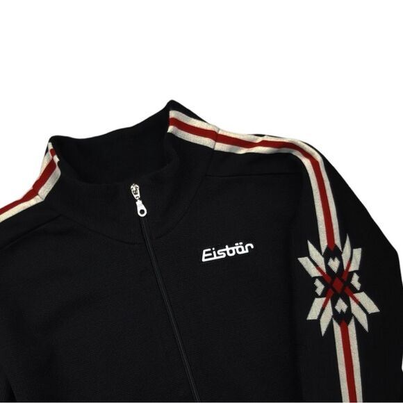 SOLD Eisbar Men’s Wool Full Zip Black Sweater Jacket Size Large (52 EU) - Picture 3 of 7